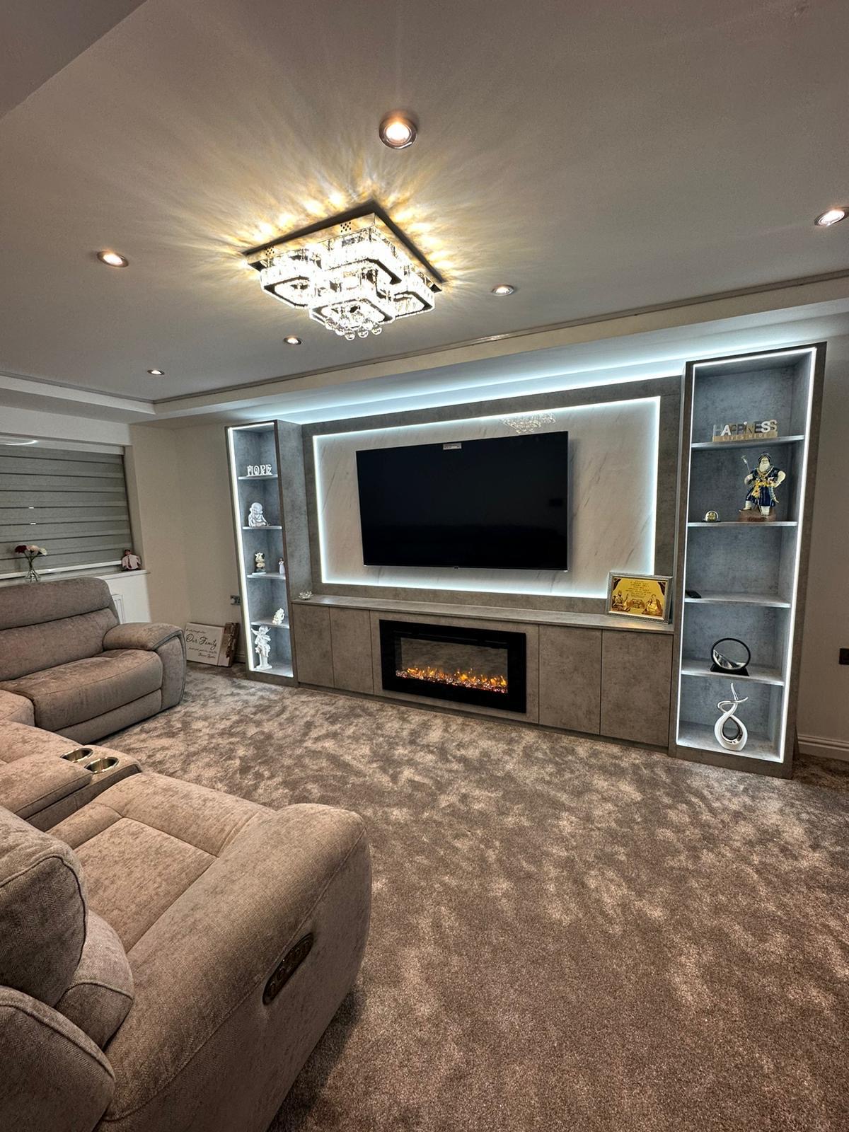 Feature media wall